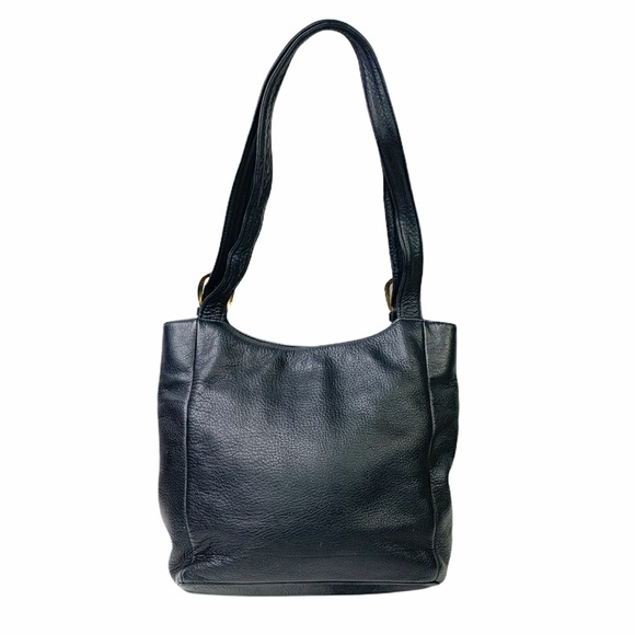 A. Giannetti Black small Leather Tote Shoulder Bag - Picture 7 of 13